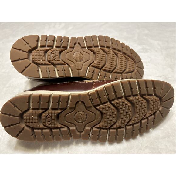 Timberland Boots Men’s Size 13 Britton Hill Waterproof Chestnut Leather Chukka - Picture 9 of 11